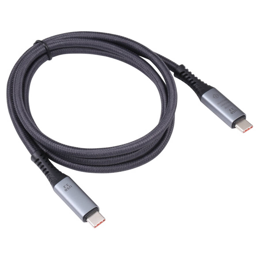 10Gbps 8K USB-C/Type-C to USB-C/Type-C Digital Video Cable Compatible with USB 3.2, Length: 1m, 1...