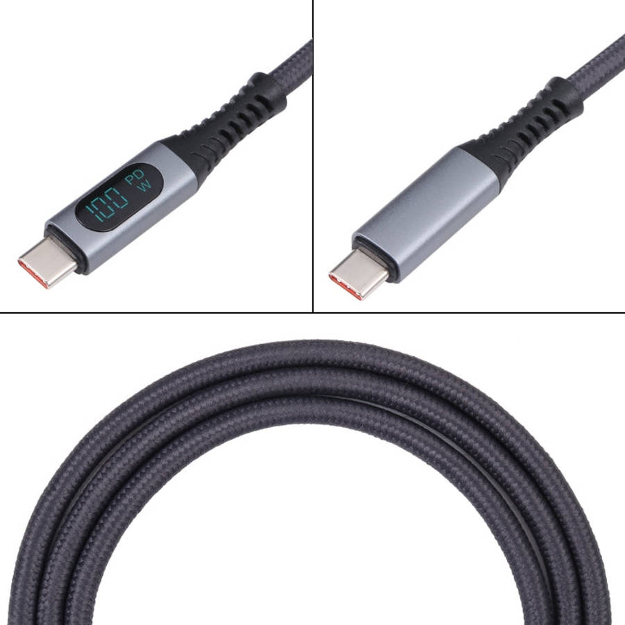 10Gbps 8K USB-C/Type-C to USB-C/Type-C Digital Video Cable Compatible with USB 3.2, Length: 1m, 1...