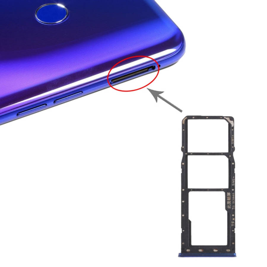 For OPPO Realme 3 Pro / Realme X Lite SIM Card Tray + SIM Card Tray + Micro SD Card Tray, For OPP...