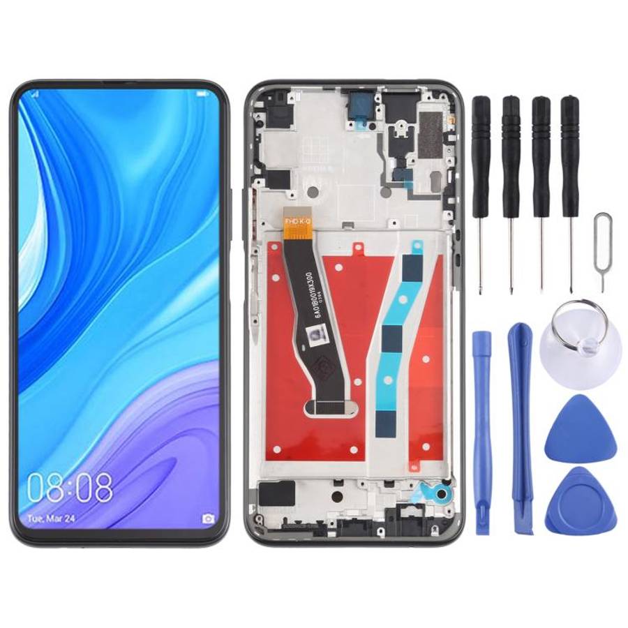 LCD Screen and Digitizer Full Assembly with Frame for Huawei P smart Pro 2019, For Huawei P smart...
