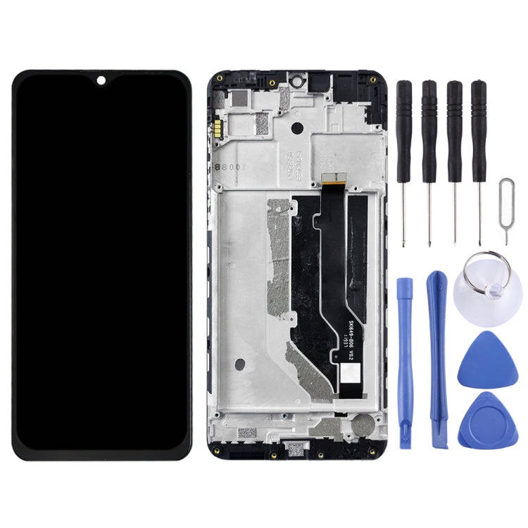 LCD Screen and Digitizer Full Assembly with Frame for ZTE Blade 20 Smart / V1050, For ZTE Blade 2...