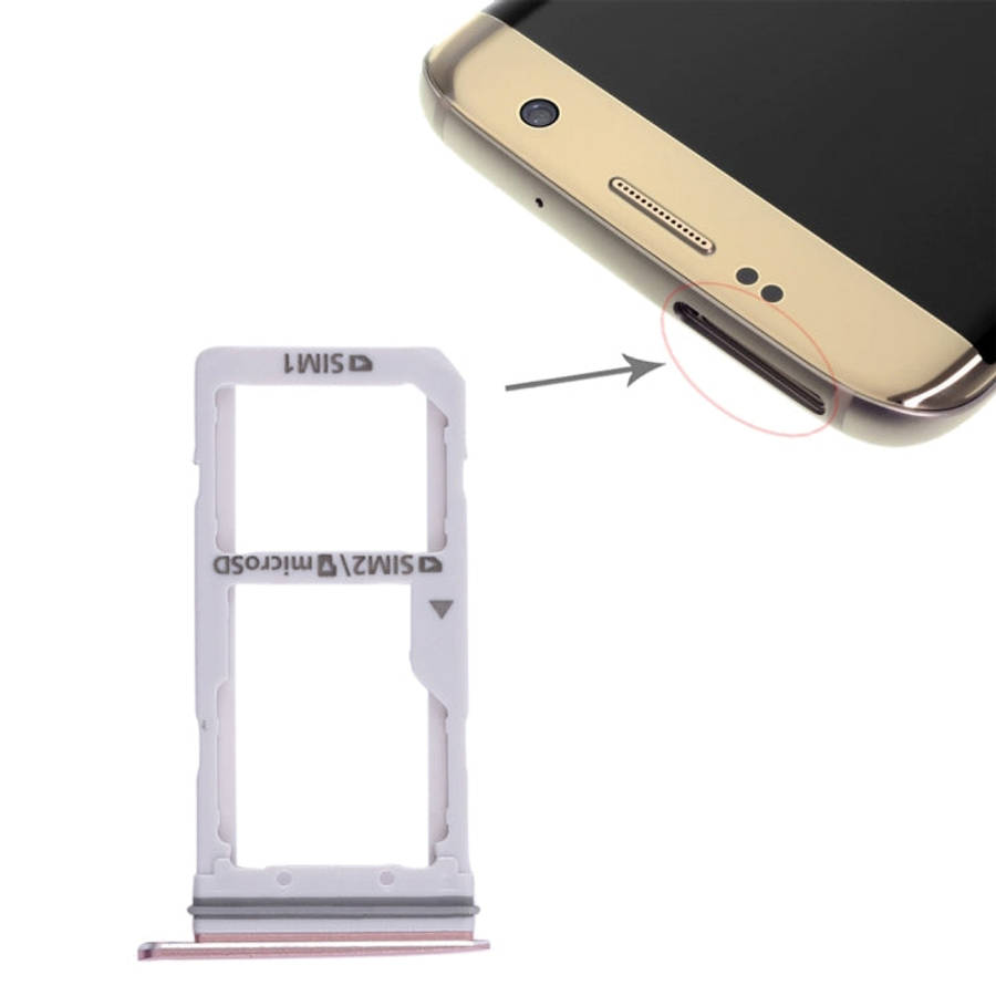 For Galaxy S7 Edge 2 SIM Card Tray / Micro SD Card Tray, For Galaxy S7 Edge, For Samsung Galaxy S...