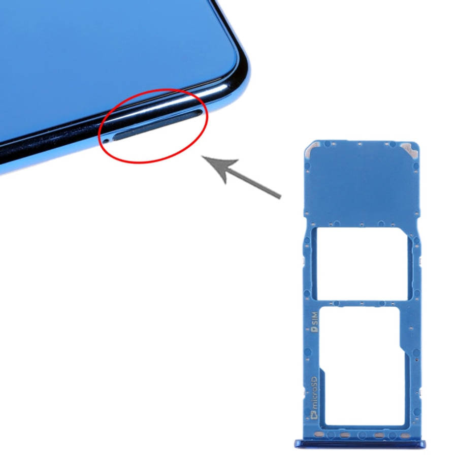 For Galaxy A7 (2018) / A750F SIM Card Tray + Micro SD Card Tray, For Samsung Galaxy A7 (2018), Fo...