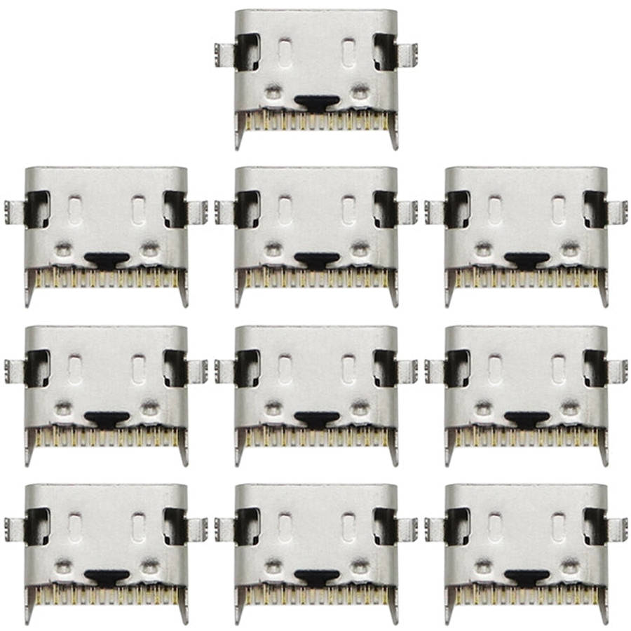 For Samsung Galaxy A20S SM-A207 10pcs Charging Port Connector, For Samsung Galaxy A20S