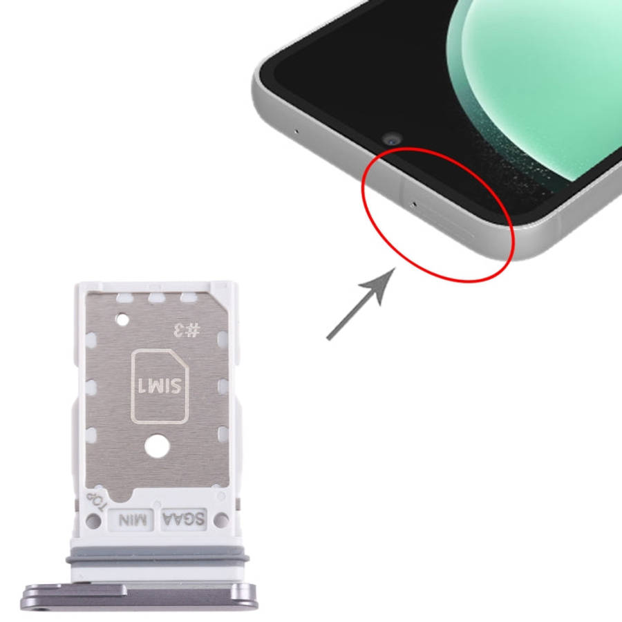 For Samsung Galaxy S23 FE SM-S711B SIM + SIM Card Tray, For Samsung Galaxy S23 FE (Double), For S...