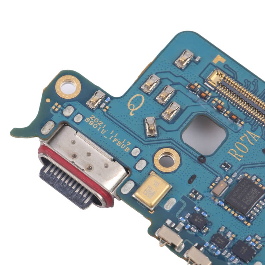 For Samsung Galaxy S22 5G SM-S901U US Version Original Charging Port Board, For Samsung Galaxy S2...