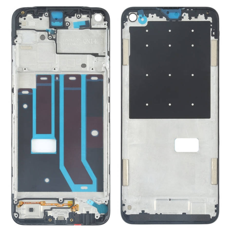 For OPPO A32 PDVM00 Front Housing LCD Frame Bezel Plate, For OPPO A32