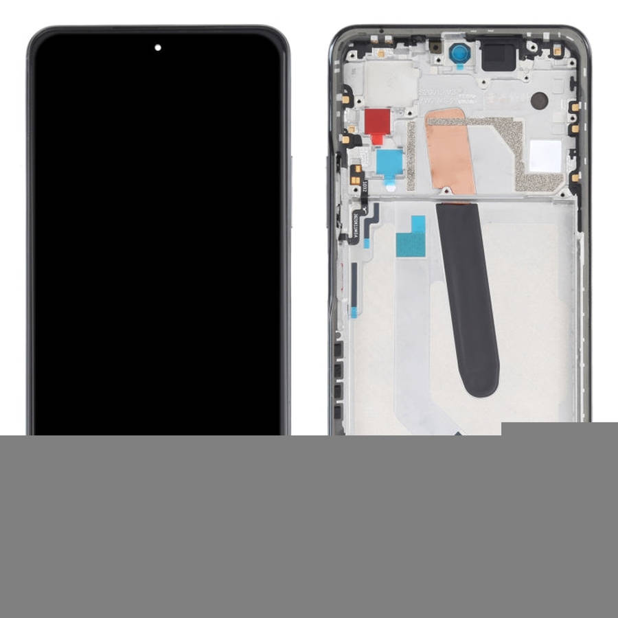 OLED Material LCD Screen and Digitizer Full Assembly With Frame for Xiaomi Redmi K40 / Redmi K40 ...