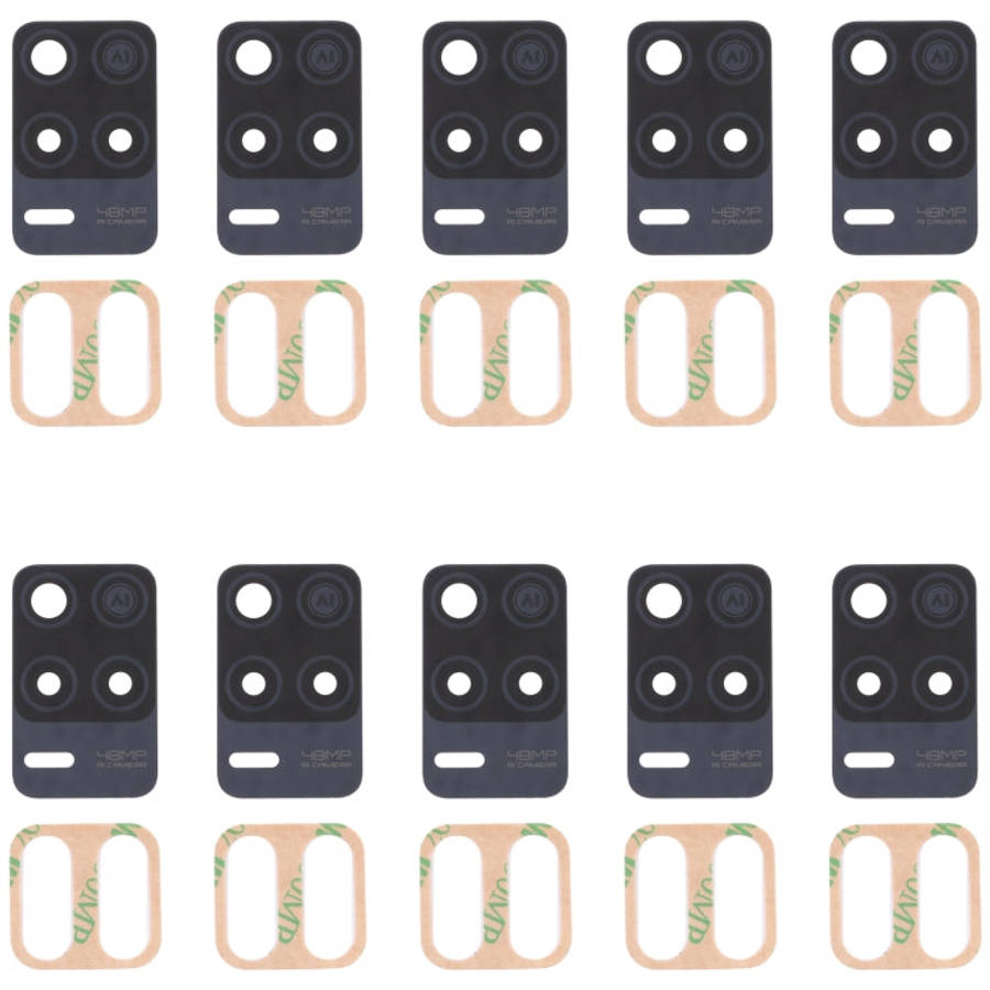 For OPPO Realme Q3 5G 10pcs Back Camera Lens, For OPPO Realme Q3 5G