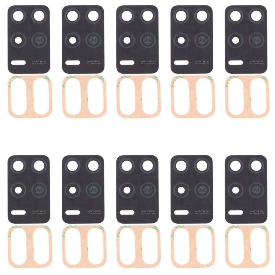 For OPPO Realme 8 5G RMX3241 10pcs Back Camera Lens, For OPPO Realme 8 5G