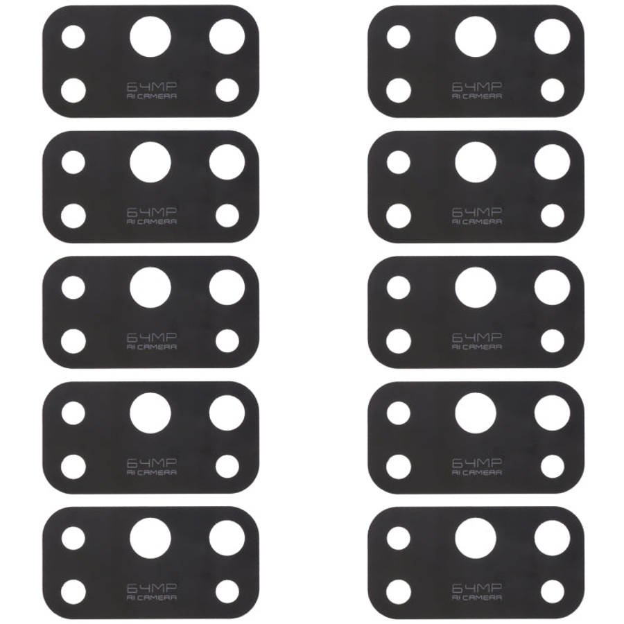 For OPPO Realme 7 Pro RMX2170 10pcs Back Camera Lens, For OPPO Realme 7 Pro