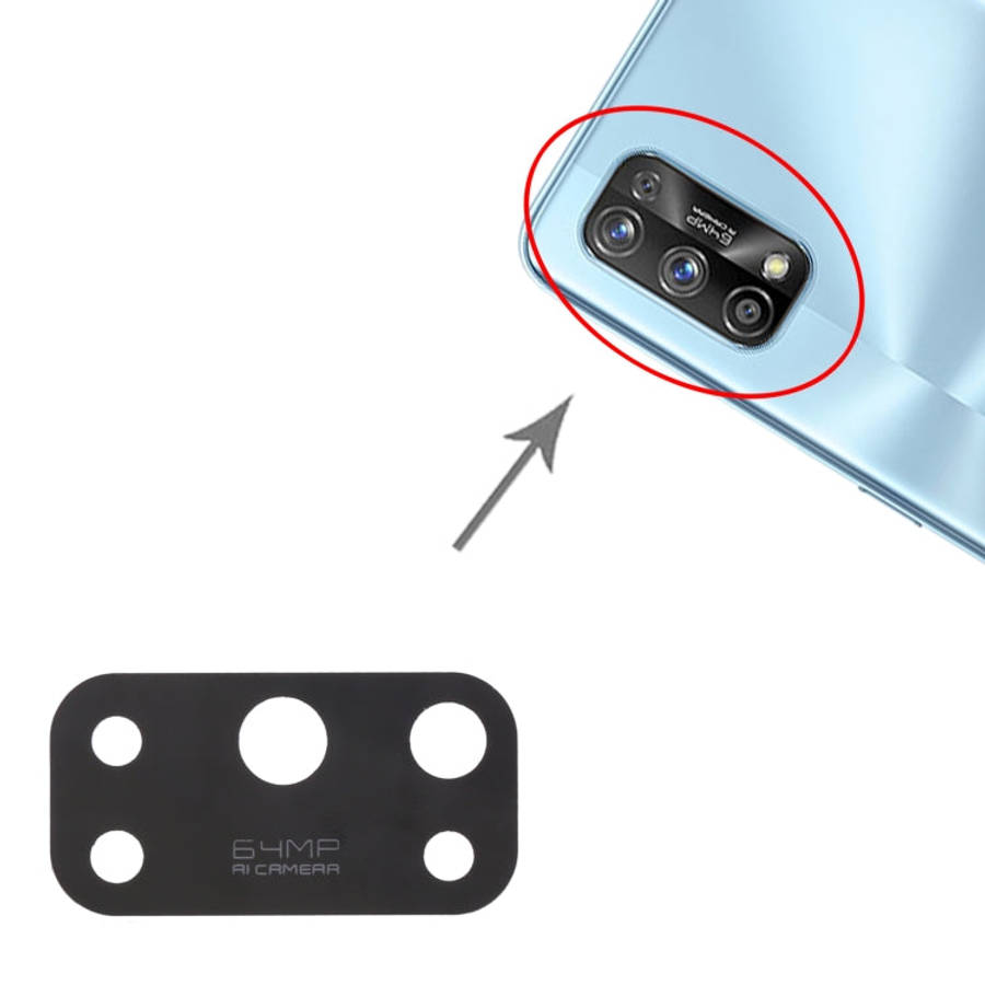 For OPPO Realme 7 Pro RMX2170 10pcs Back Camera Lens, For OPPO Realme 7 Pro