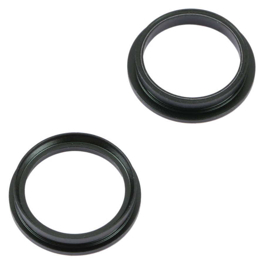 2 PCS Rear Camera Glass Lens Metal Outside Protector Hoop Ring for iPhone 13, For iPhone 13, For ...