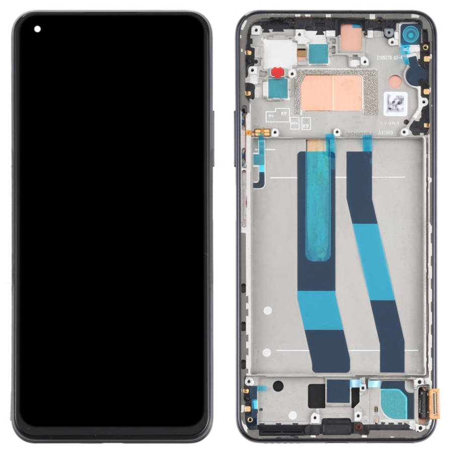 Original LCD Screen and Digitizer Full Assembly With Frame for Xiaomi Mi 11 Lite 4G/11 Lite 5G NE...