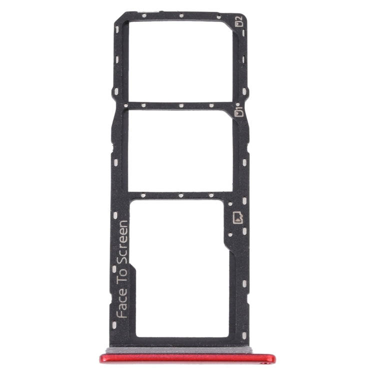 For ZTE Blade V40 Vita SIM Card Tray + SIM Card Tray + Micro SD Card Tray, For ZTE Blade V40 Vita...