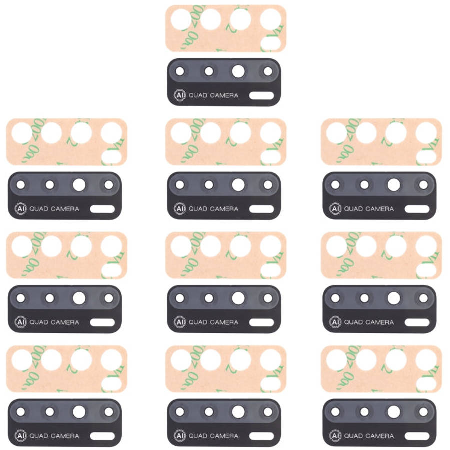 For Tecno Pouvoir 4 / 4 Pro LC7 10pcs Back Camera Lens, For Tecno Pouvoir 4 / 4 Pro