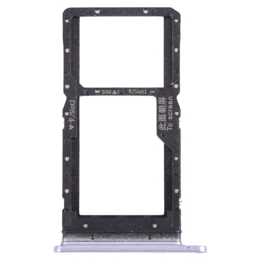 SIM Card Tray + SIM Card Tray / Micro SD Card Tray for Honor play 5T, For Honor play 5T