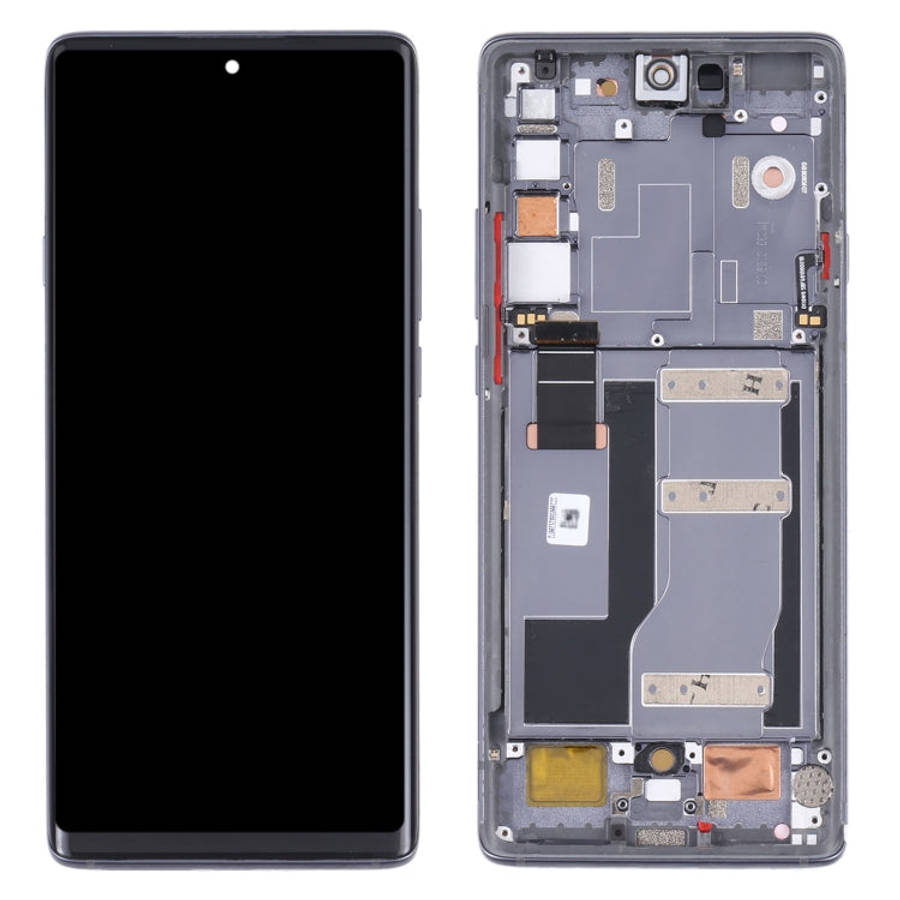 Original LCD Screen and Digitizer Full Assembly with Frame for TCL 20 Pro 5G T810H, For TCL 20 Pr...