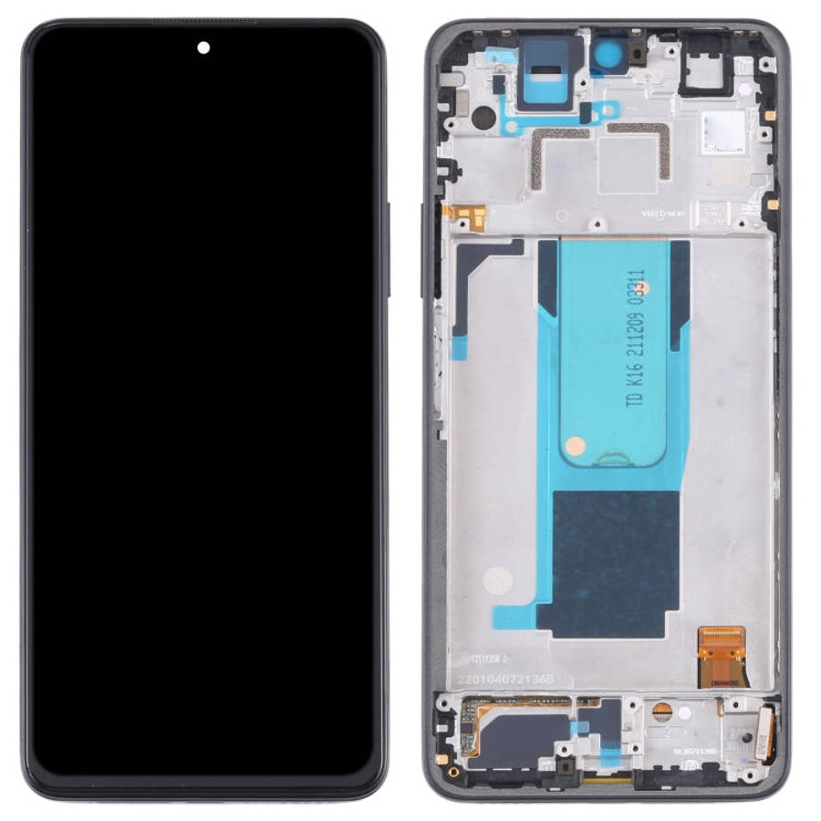 Original LCD Screen and Digitizer Full Assembly with Frame for Xiaomi Redmi Note 11 Pro China/Red...