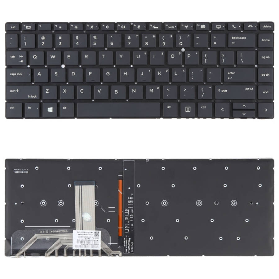 For HP EliteBook x360 1040 G5 G4 2H-BAZUKI64312 US Version Keyboard with Backlight, For HP EliteB...