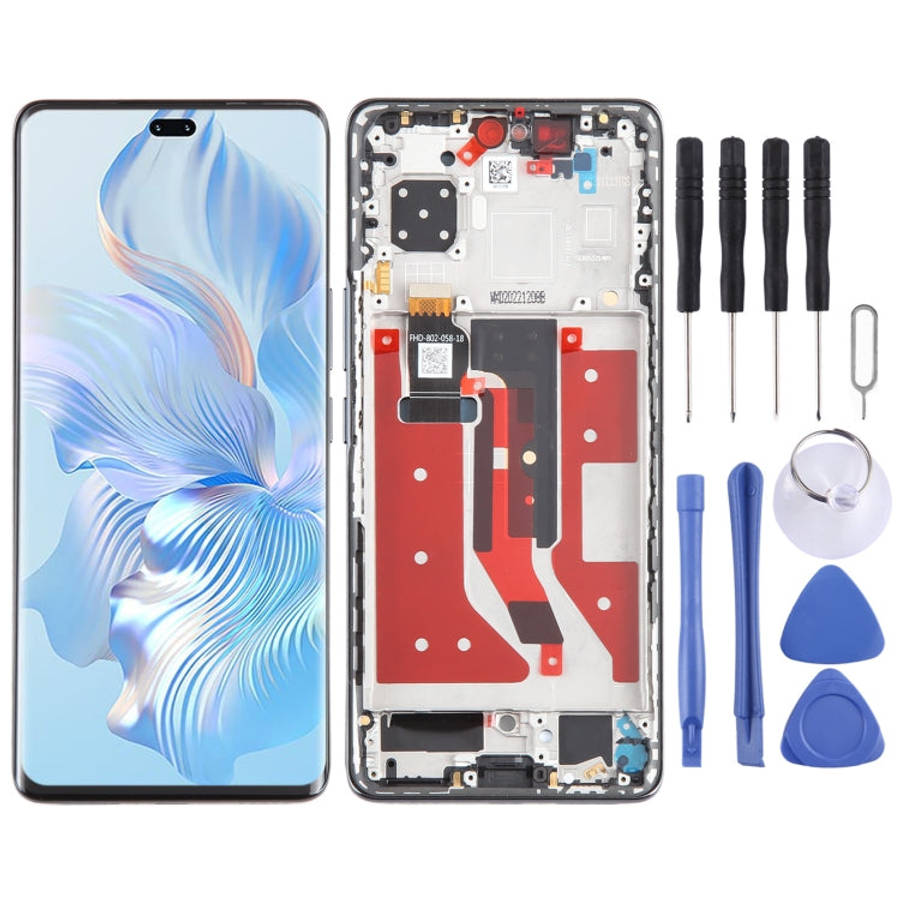 For Honor 80 Pro Original LCD Screen Digitizer Full Assembly with Frame, For Honor 80 Pro, For Ho...