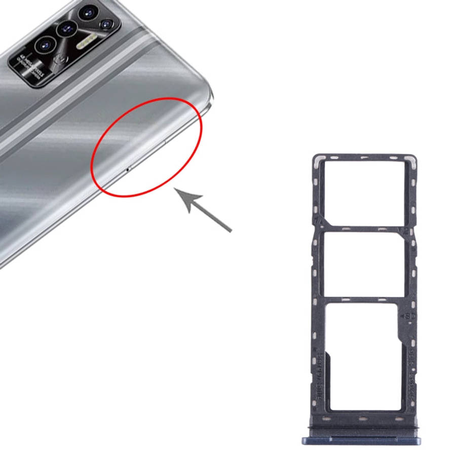 For Tecno Pova 2 SIM Card Tray + SIM Card Tray + Micro SD Card Tray, For Tecno Pova 2, For Tecno ...