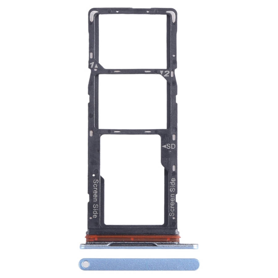 For Tecno Spark Go 2023 BF7n SIM Card Tray + SIM Card Tray + Micro SD Card Tray, For Tecno Spark ...