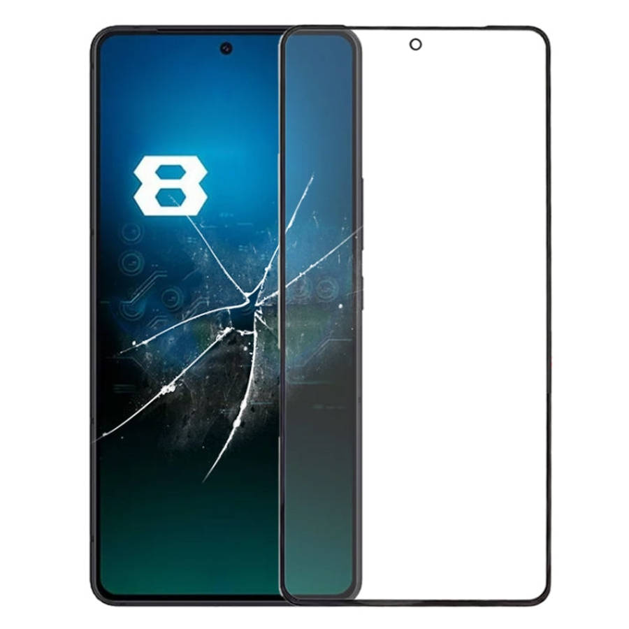 For Asus ROG Phone 8 Pro 5G AI2401 Front Screen Outer Glass Lens with OCA Optically Clear Adhesiv...