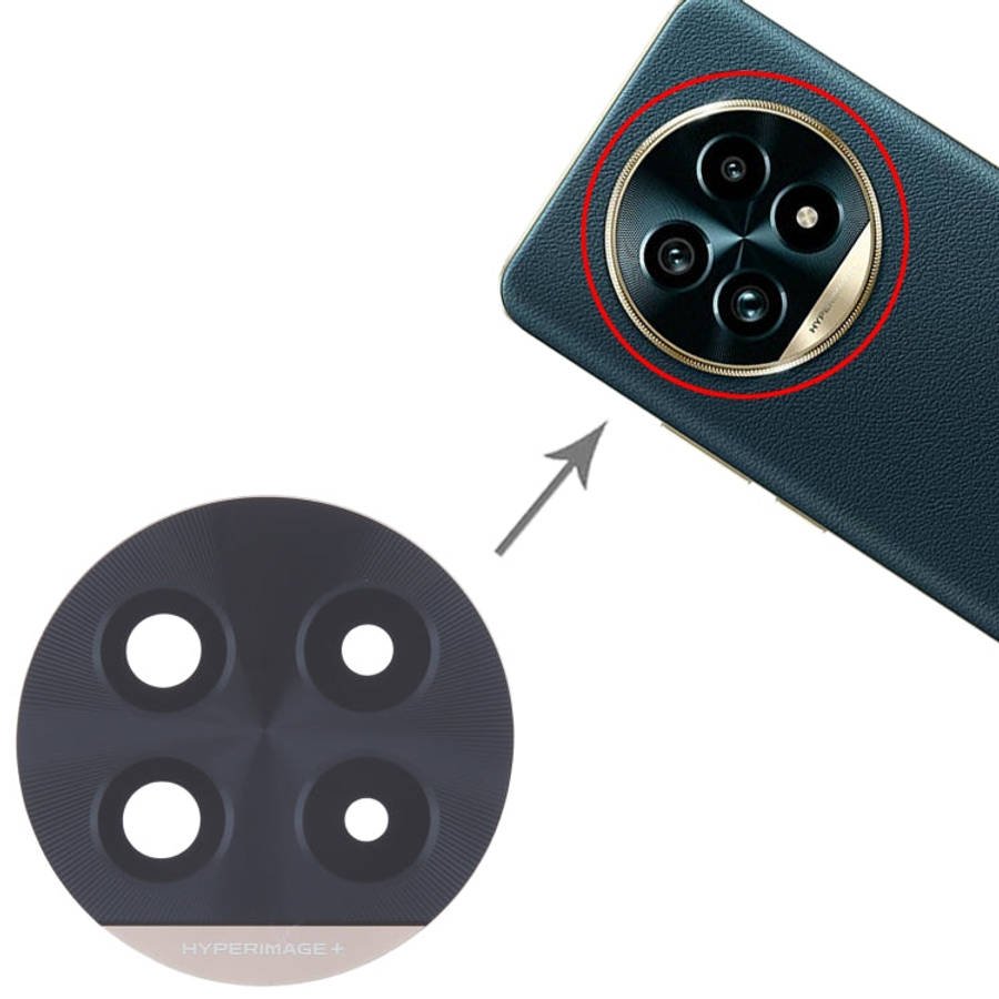 For Realme 13 Pro+ 10pcs Original Back Camera Lens, For Realme 13 Pro+(Black), For Realme 13 Pro+...