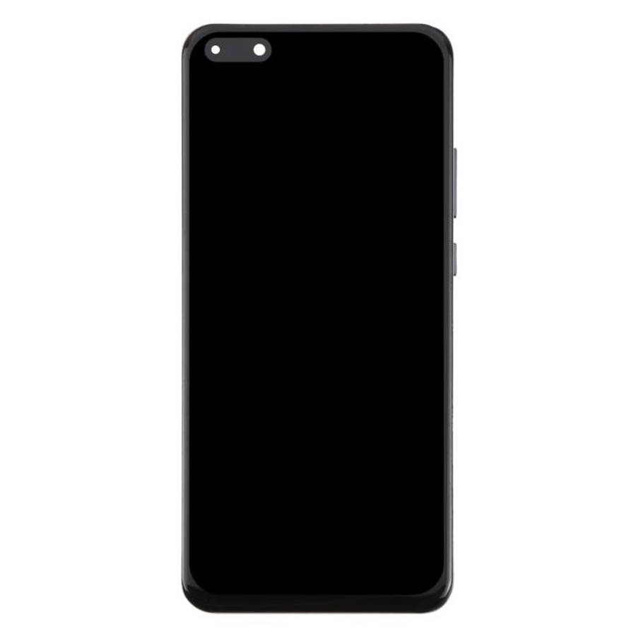 For Huawei P40 Pro TFT LCD Screen Digitizer Full Assembly with Frame, Not Supporting Fingerprint ...