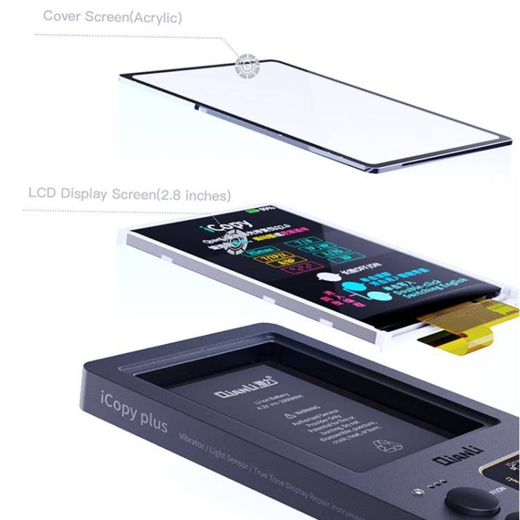 For iPhone 6 - 14 Pro Max 5 in 1 Qianli iCopy Plus 2.2 Repair Detection Programmer Set, 5 in 1