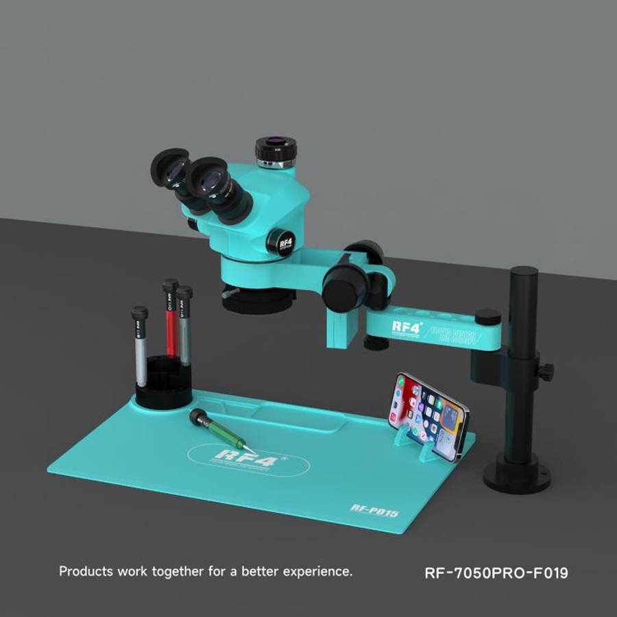 RF4 RF7050PRO-FO19 360 Degree Adjustable Universal Telescopic Rotating Lifting Microscope with Si...