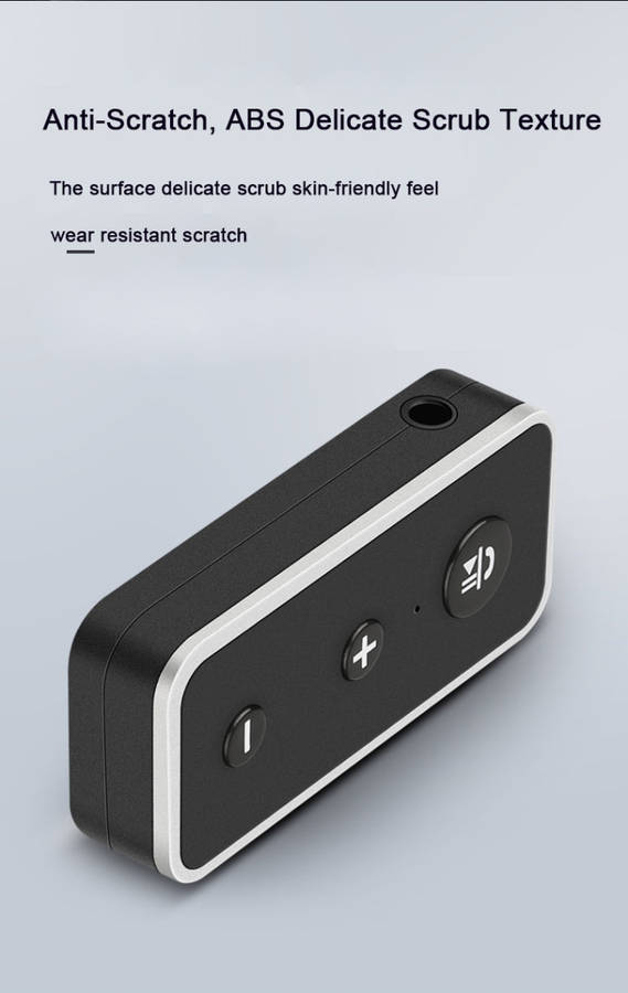 Bluetooth 5.0 audio receiver 3.5AUX car speaker headphones universal one tow two talk, Bluetooth 5.0