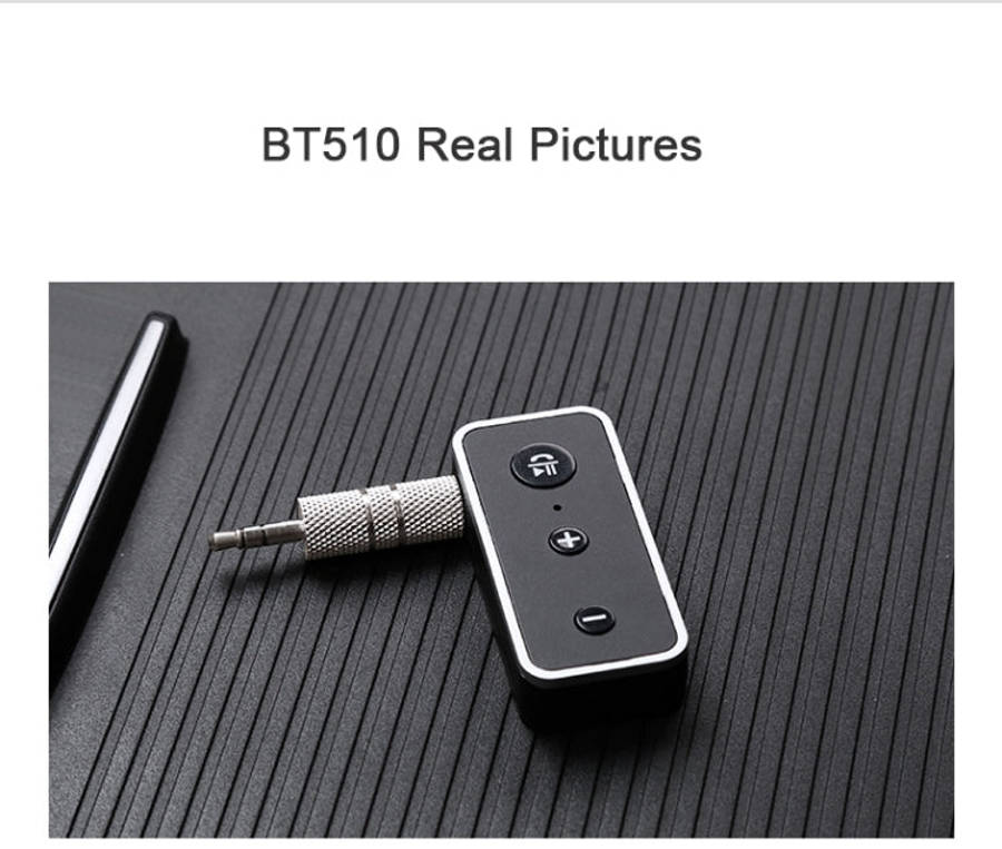 Bluetooth 5.0 audio receiver 3.5AUX car speaker headphones universal one tow two talk, Bluetooth 5.0