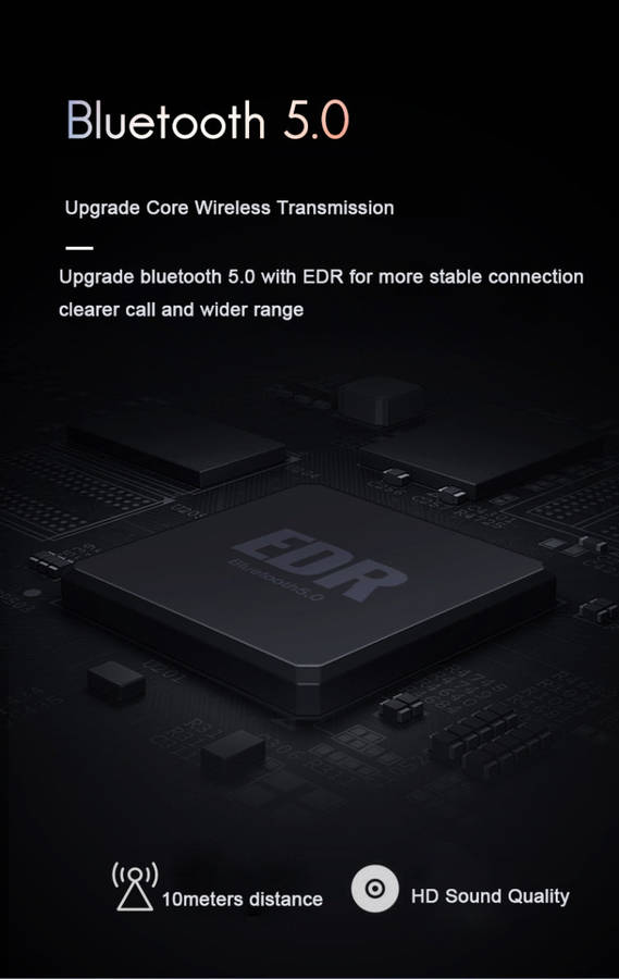 Bluetooth 5.0 audio receiver 3.5AUX car speaker headphones universal one tow two talk, Bluetooth 5.0