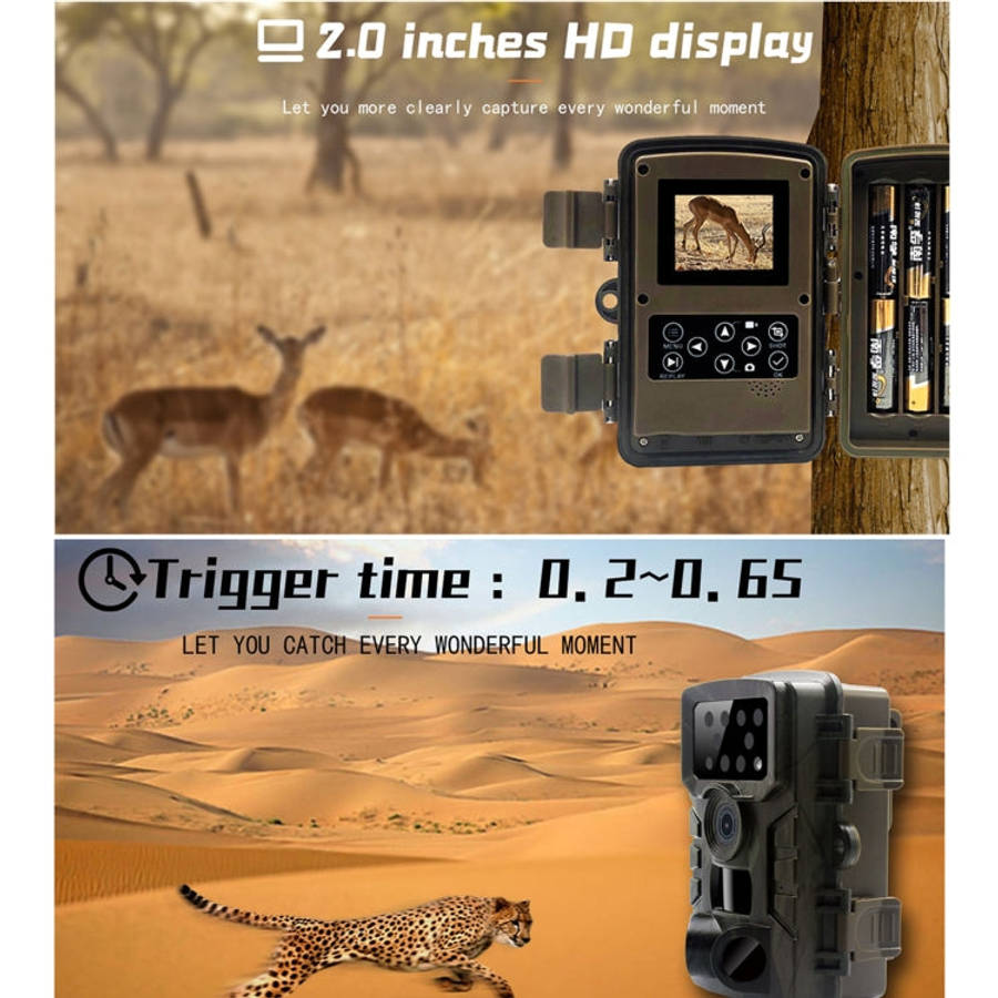 PR700 1080P Wildlife Hunting Camera Motion Activated Night Vision Camcorder for Outdoor Tracking ...