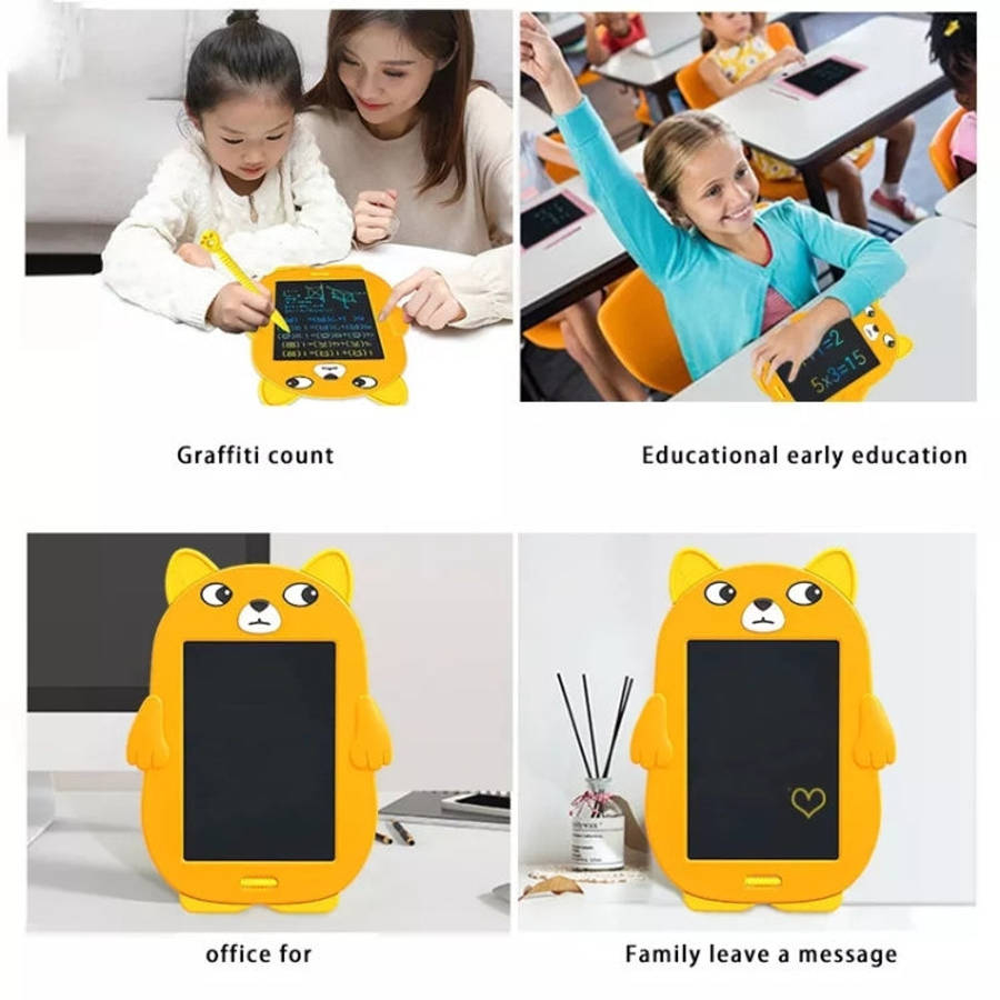 HYD-8511 Cartoon KIds LCD ABS Graffiti Drawing Colorful Hands Writing Board, Cat,