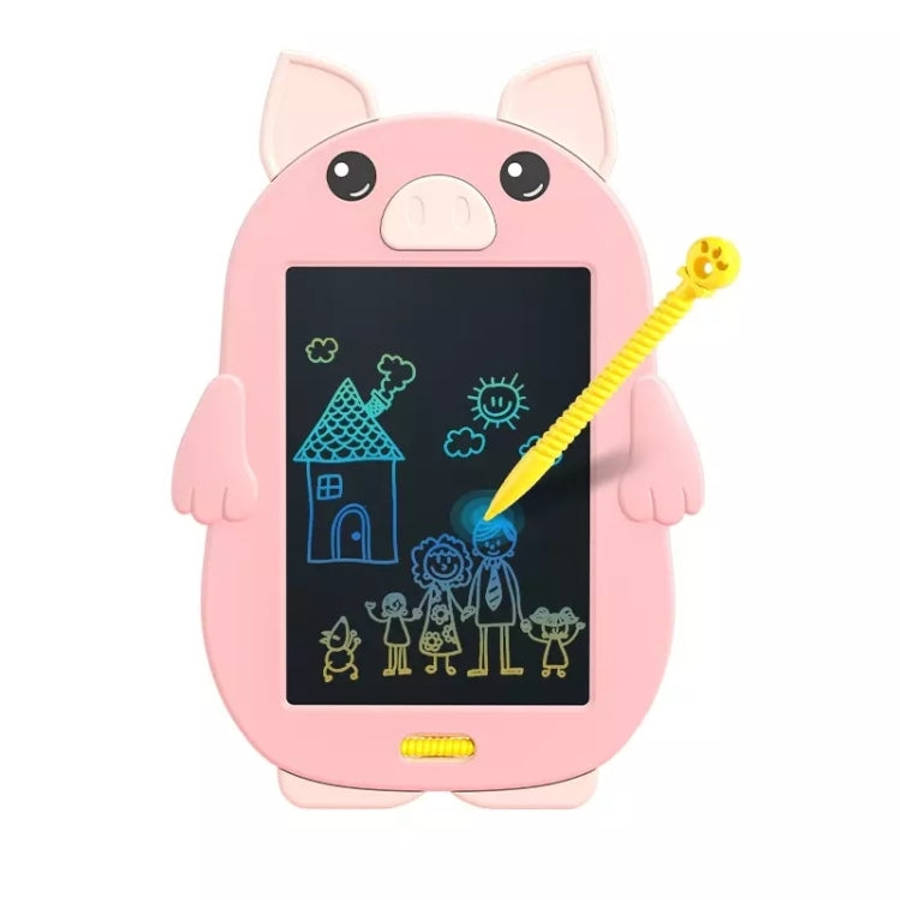 HYD-8511 Cartoon KIds LCD ABS Graffiti Drawing Colorful Hands Writing Board, Pig