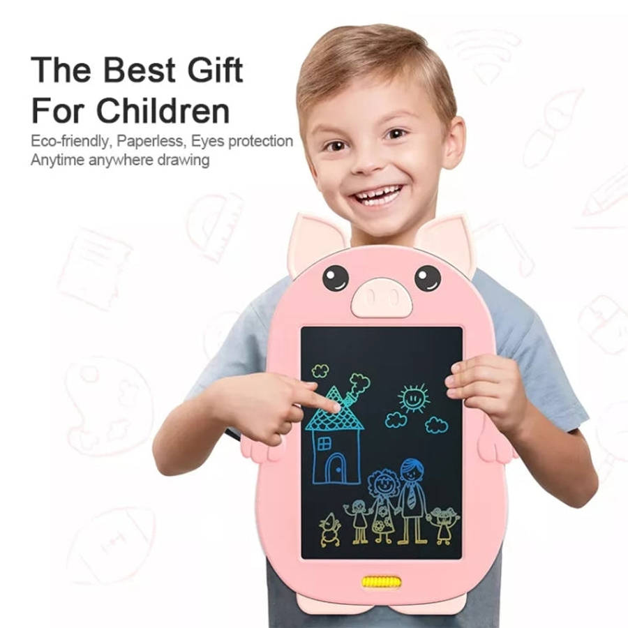 HYD-8511 Cartoon KIds LCD ABS Graffiti Drawing Colorful Hands Writing Board, Pig