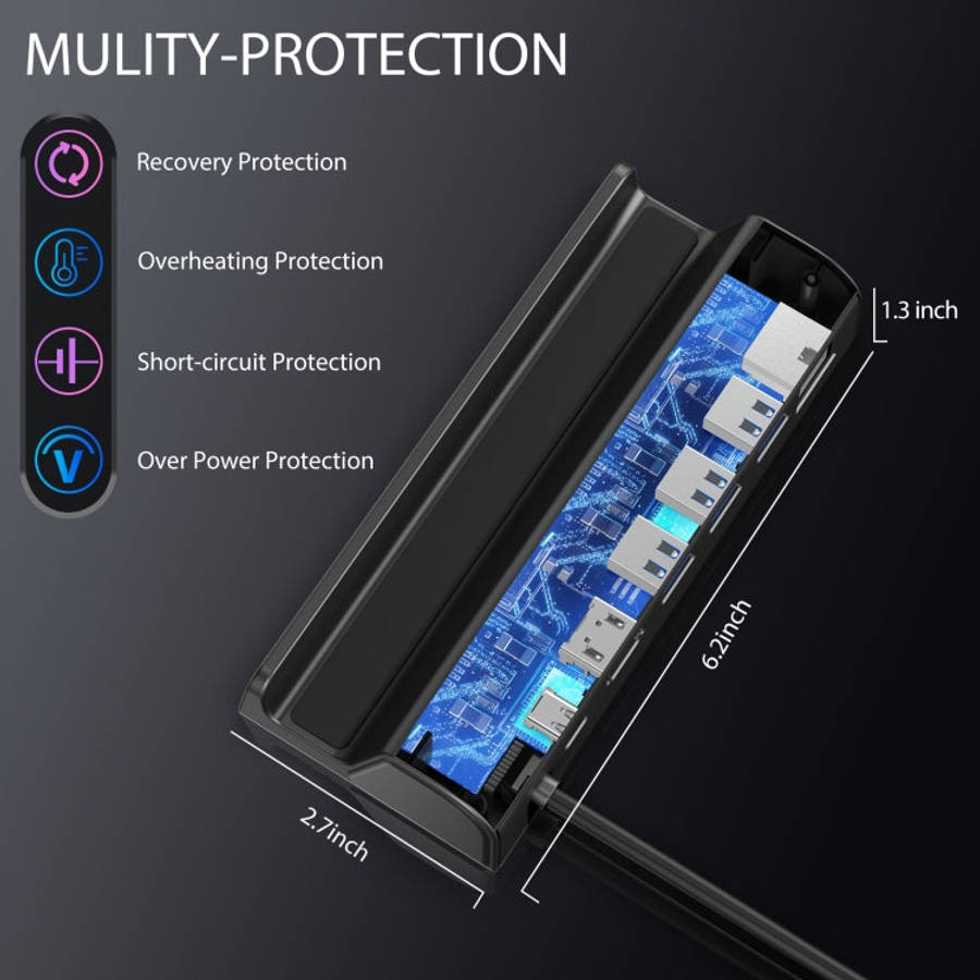 For Steam Deck Expansion Dock Charging Dock Charging Dock HDMI Gigabit Network Port Converter, Fo...