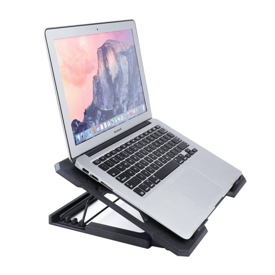 S100 One Fan Adjustable Height Dual USB Ports Laptop Cooling Pad, S100