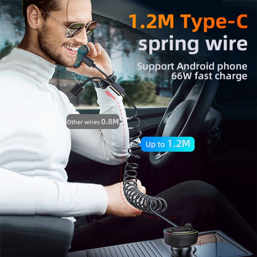 K11 Portable USB + Type-C PD Car Charger Phone Tablet Fast Charging Adapter, K11