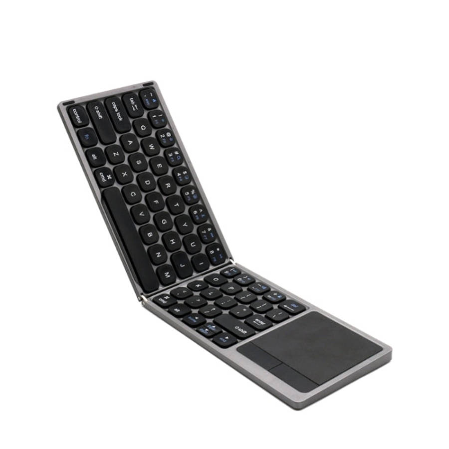 FK328T Cell Phone Tablet Laptop Wireless Bluetooth Keyboard Portable 3-Folded Keyboard, FK328T