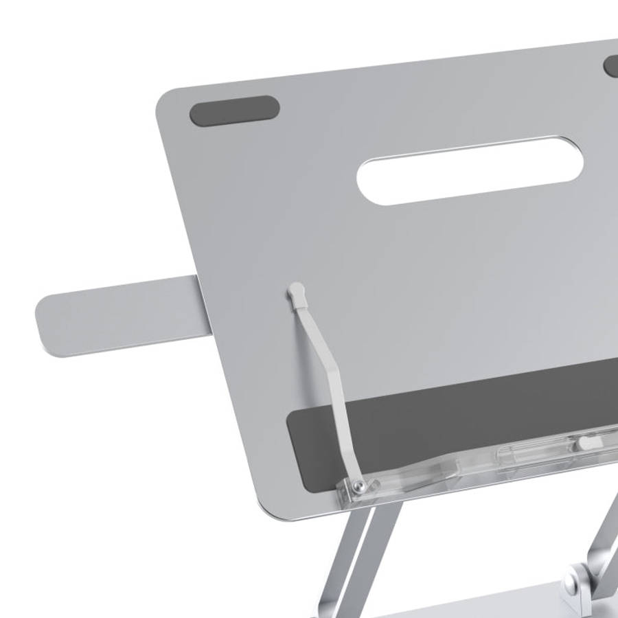 AP-2DB With Book Clips Portable Folding Laptop Adjustable Hollow Heat Dissipation Stand, AP-2DB