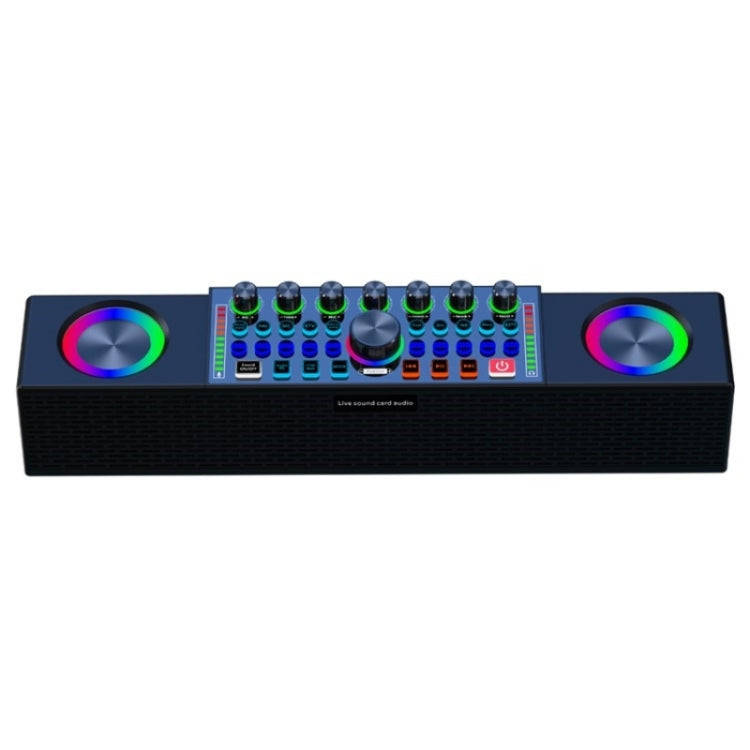 SY8 Live Sound Card All-in-one Machine Speaker Stereo Subwoofer With Mic