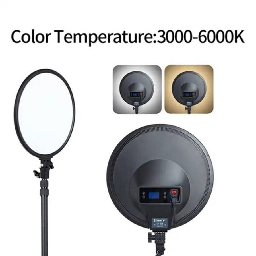 JMARY FM-15RS 40W Adjustable 15-inch Portrait Light Studio LED Round Fill Light, US Plug, EU Plug