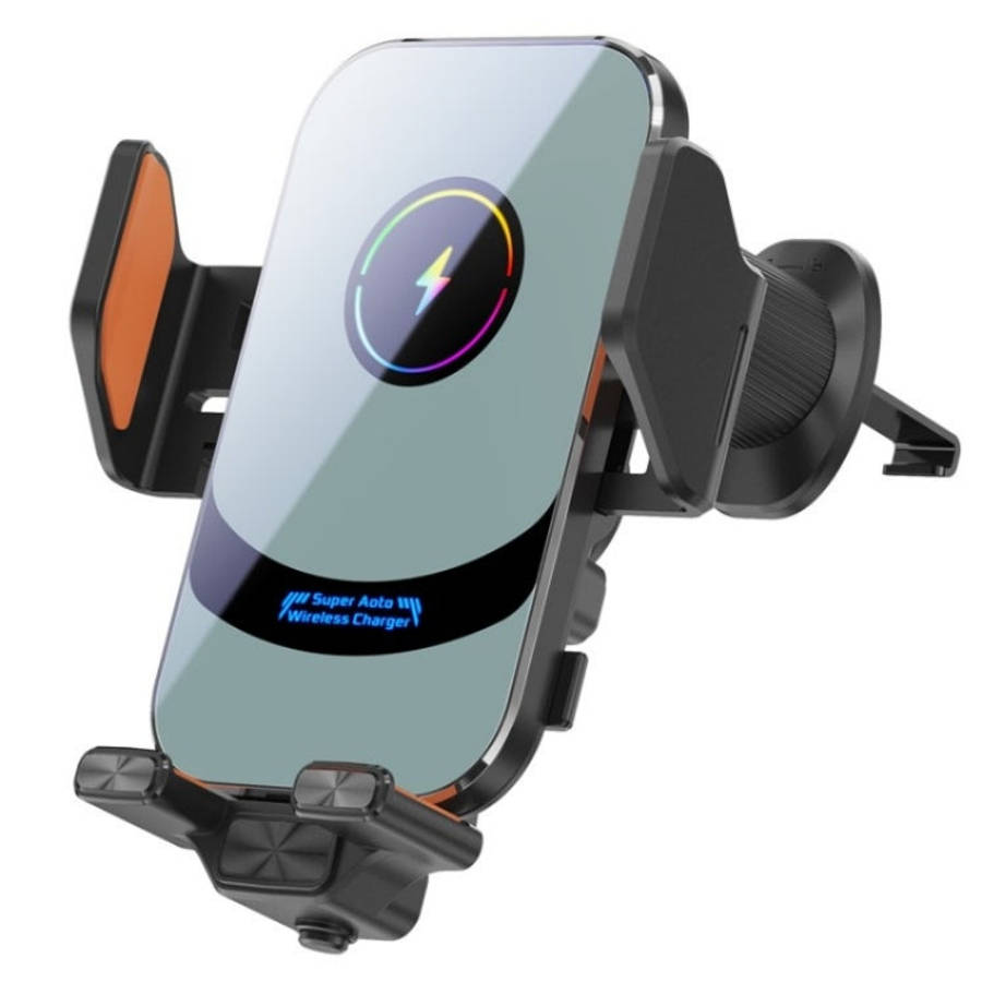 X16 Car Smart Sensor Phone Holder Magnetic Phone Mount Automatic Wireless Charger, X16 (Tarnish),...