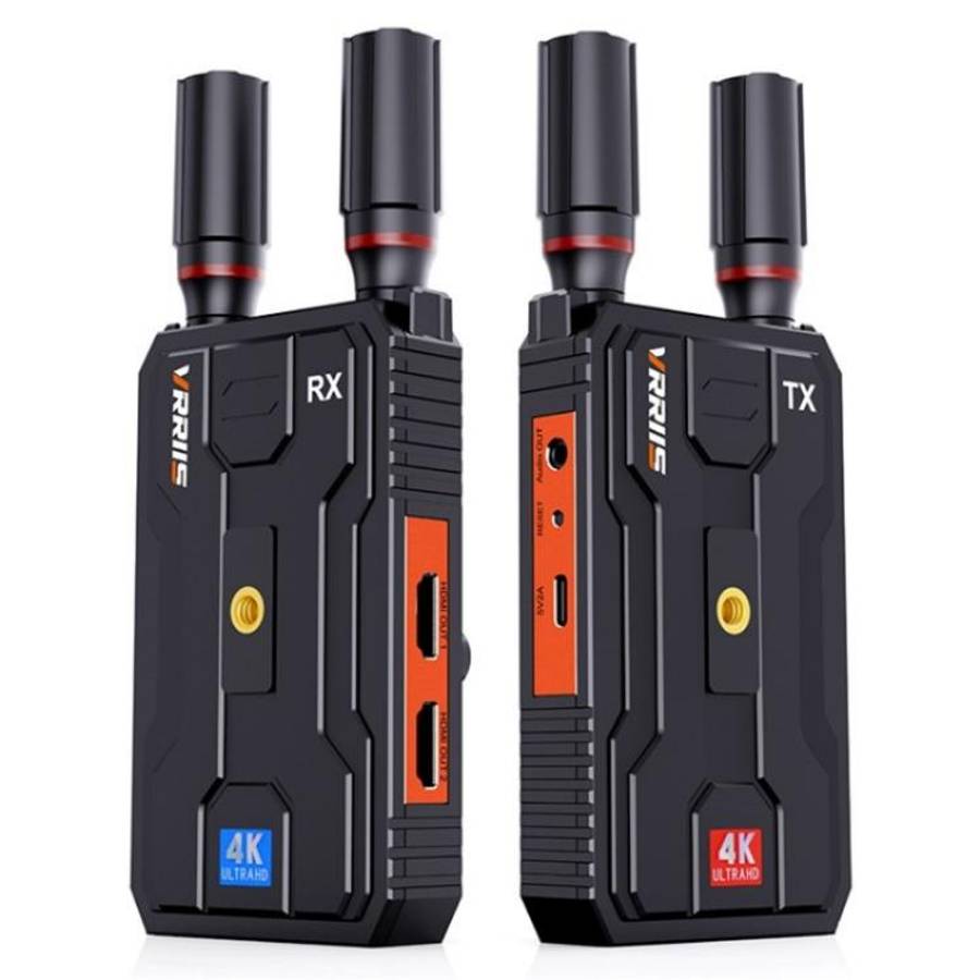 VRRIIS 097PRO Outdoor Live Streaming Audio Video Wireless Transmitter Receiver 4K HD Extender, US...
