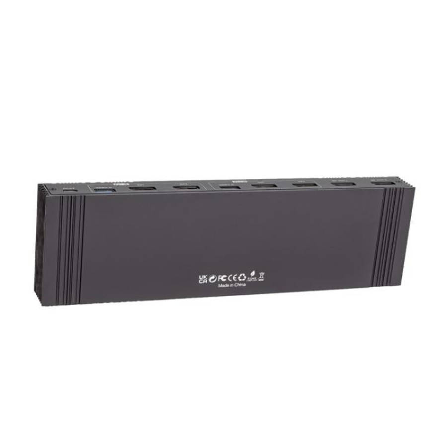 K10-2 For 2 Computers/Monitors USB 3.0 Dual DP Output 8K 60Hz 2x2 Version 2.1 KVM Switcher, US Pl...