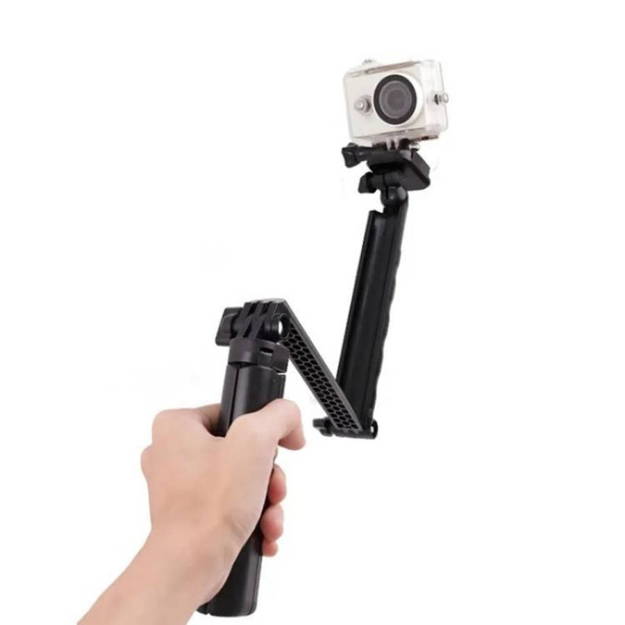 C062 Tri-folding Tripod Sports Camera Mobile Phone Selfie Stand Desktop Fixed Bracket, C062